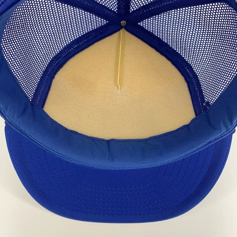 Stash's Little White Inn Hat Blue Mesh Snapback Trucker Cap Wisconsin Vintage